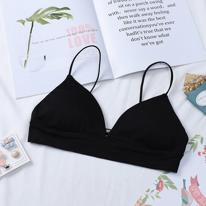 Buy [Discount Product] Triangle soft bra small chest underwear sexy