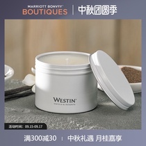 Westin Hotel White Tea Fragrant Candles One Piece Imported Five-Star Hotel Bedroom Fragrance Decoration Gift