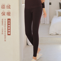 No trace of velvet fever warm pants thick plus velvet winter large size single piece of cotton wool pants autumn pants women wear
