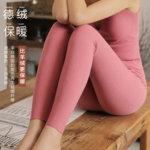 No trace double-sided velvet hot autumn pants women wear thickened plus velvet autumn winter bottoming cotton pants warm pants