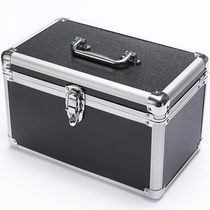 Toolbox mini beauty door-to-door household aluminum alloy eyebrow new style portable storage multi-layer beauty box portable
