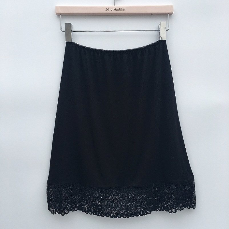 衬裙 半身 打底裙 内衬裙内胆内搭 蕾丝衬裙 莫代尔防透 防走光