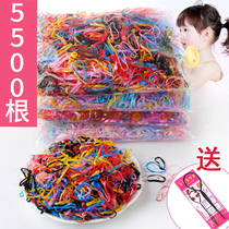 Childrens hair accessories disposable rubber band Girl baby hair tie does not hurt hair headdress small hair circle Little girl head rope