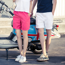 Couple loading 2021 new trend summer couple pants high street inscade casual shorts summer beach pants