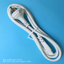 Original white plum power cord Power Adapter display screen charger plug wire 1 5 m oxygen-free copper