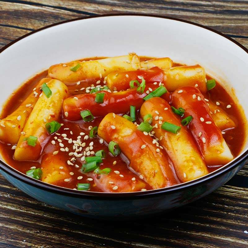 韩式风味甜辣炒年糕270g5袋方便速食炒年糕条部队火锅美食送酱