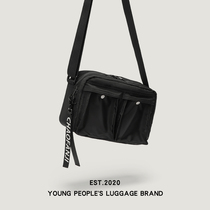 CHAOFANJI Japanese cross-body bag tide brand mens shoulder bag mens bag cargo workwear messenger bag casual belt bag women