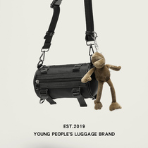 CHAOFANJI cross-body bag mens Japanese fashion brand student shoulder bag sports casual chest bag small backpack womens cylinder