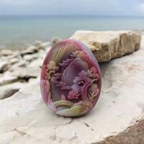 Water brother jewelry Natural old mineral salt source Agate collectible pendant Colorful candy color full meat DIY accessories pendant