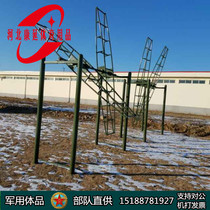 Single and double anti-vertigo rotary ladder Air force training equipment Anti-vertigo rotary ladder equipment Roller Langmu 400 meters obstacle