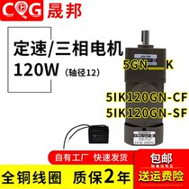 减速电机120W 220V380V齿轮定速微型马达5IK120GN-CF 5GN晟邦电机