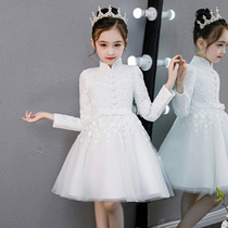 Princess dress girls spring and autumn new 2021 spring skirt spring little girl childrens dress dress foreign style