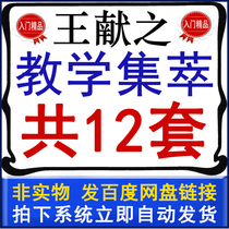 Wang Xianzis video teaching collection Wang Xianzis brush small letter regular script cursive script Introduction to video lectures