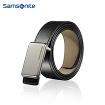 Samsonite New Show Libelt Male Fashion Automatic Buckle Pin Buckle Strap NQ1 Male business board buckle BW5