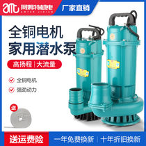 Amt small household fresh water pump submersible water pump 220V single-phase agricultural irrigation water pump high lift