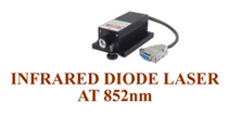 852nm infrared CW laser High stability Raman spectrometer Coherent light source Pulse low noise scientific research