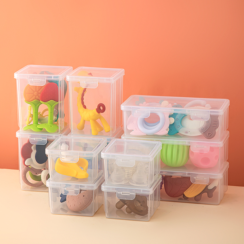 Baby pacifier box appeasement pacifier storage case kid tooth gum storage case dust resistant with cap PP material large capacity-Taobao