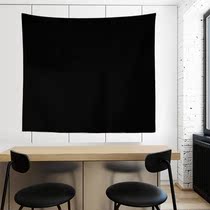 Black cloth background cloth wall cloth hanging cloth non-hole photo hanging wall clothing store photo props gray ins Wind solid color