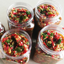Garlic chili sauce Chop pepper sauce Hunan specialty farm homemade spicy super spicy food bibimbap noodles sauce