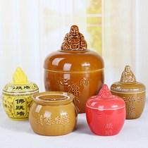 Buddha Jumping Wall Saucepan ceramic with lid Small Number Commercial hotel upscale Single water Riser Stew Pot small soup for home