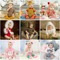 New baby 100 days Photo clothes full moon newborn photo costume creative children photo studio photography clothing