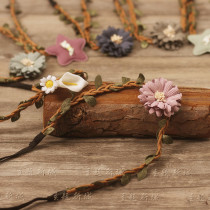 European and American baby hair band photo studio childrens photography costume props full Moon Baby 100 days Photo newborn headgear