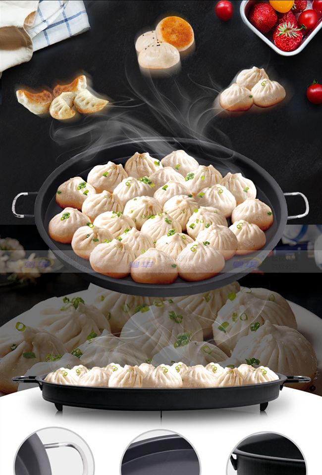 煎包炉台式水煎包炉商用煤气电饼铛燃气生煎包锅煎饺子机器烙饼机