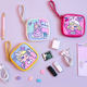 Bangbang mobile phone data cable charging cable storage bag cartoon cute headset digital bag student girl soft change Bangbang mobile phone data cable charging cable storage bag cartoon cute headset digital bag student girl soft change