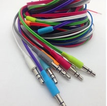 DIY headphone wire Fei home headset wire eight kinds of beautiful color upgrade cable 3 5mm standard wire 18 core