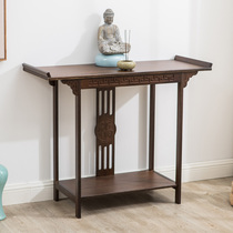 New Chinese table for table domestic solid wood for table god Tigong Table Bar case The Buddha table incense case is dedicated to the Bodhisattva chasiya Buddha shrine