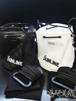 Japan SUNLINE Sanase Sea fishing wear resistant EVA Fetch Bucket Live Bait Taking water bag portable folding Isotfishing Fishing Bucket