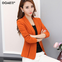 Blazer womens short 2017 new spring and autumn Korean version of a button slim long-sleeved fashion casual small suit