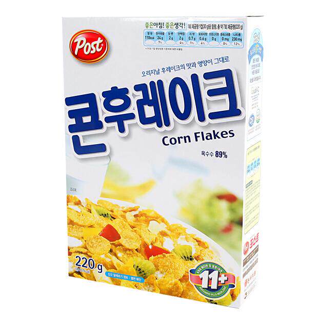 韩国进口食品 东西早餐玉米麦片220g满包邮_7折现价23.8元