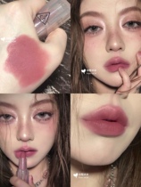 3CE transparent mouth red lip glaze chill move taro clay rose color hazy rose official flagship store bean paste