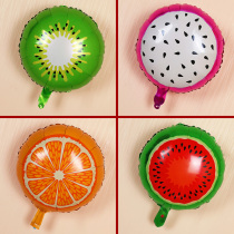 2021 New Years Day New Year Christmas Kindergarten Balloon Decoration Fruit School Scene Arrangement Balloon Birthday Cartoon