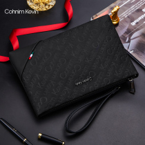 Cohnim Kevin men hold a luxury brand leather envelope and leisure men's handbag business bag