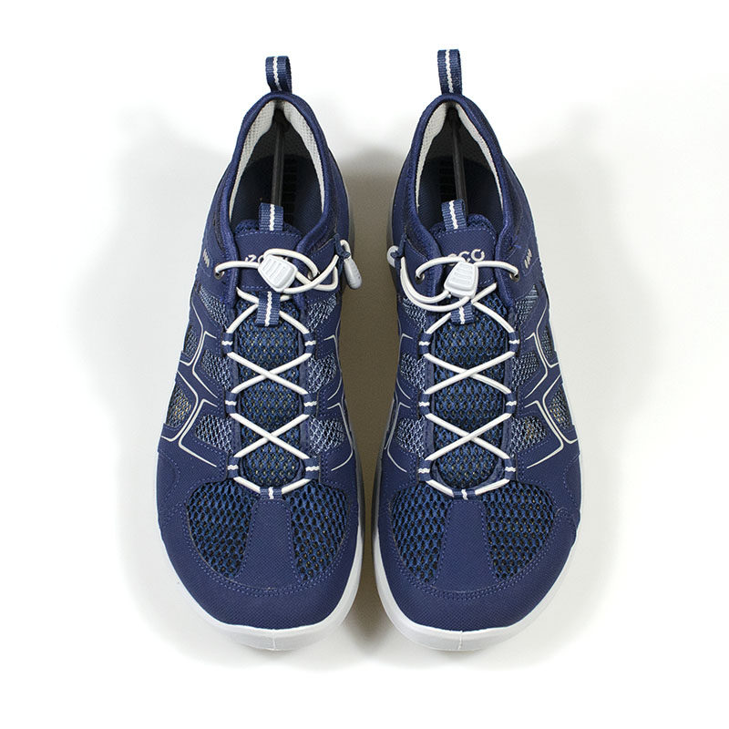 夏款ecco爱步热酷 懒人鞋带 户外运动网面透气休闲男鞋 841114