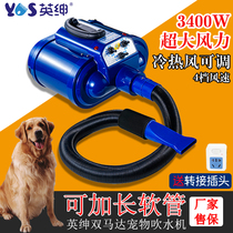 Yingshen pet water blower Shuangmada 3400W high power heating large dog Ozone Sterilization silent water Blower