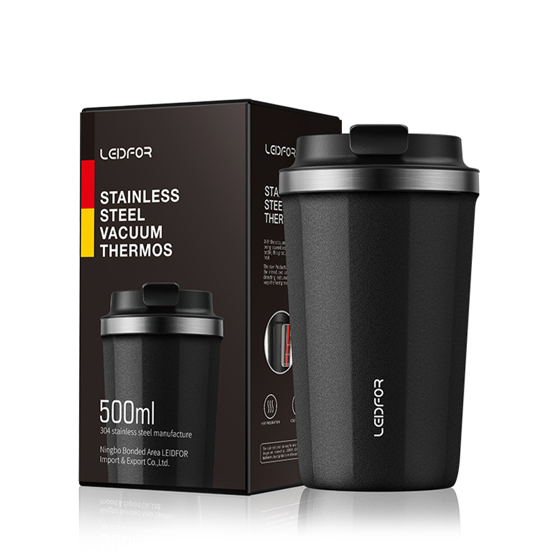 redfu insulated coffee cup car water cup female convenient stainless steel cup accompanying cup white frosted cup