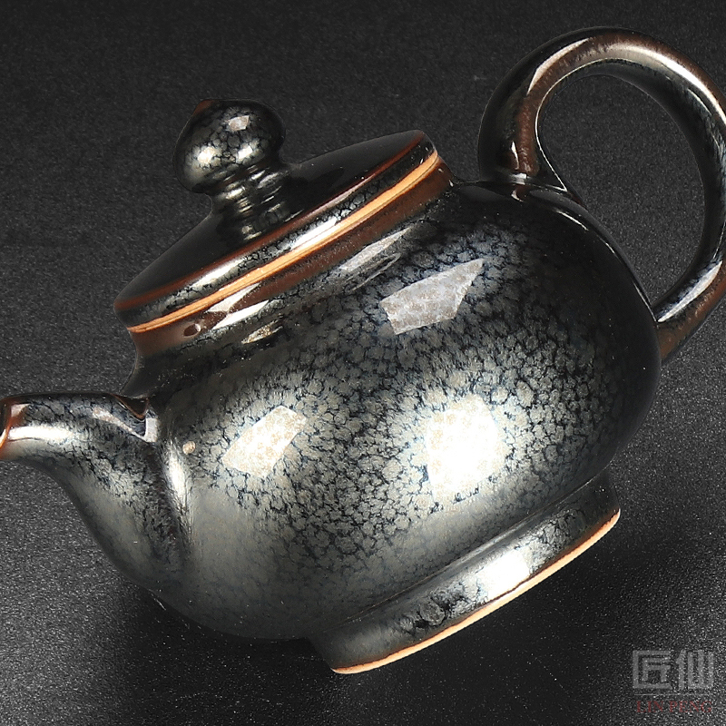 The Master artisan fairy Chen Weichun built red glaze, ceramic up household pure manual kung fu tea set trumpet the teapot