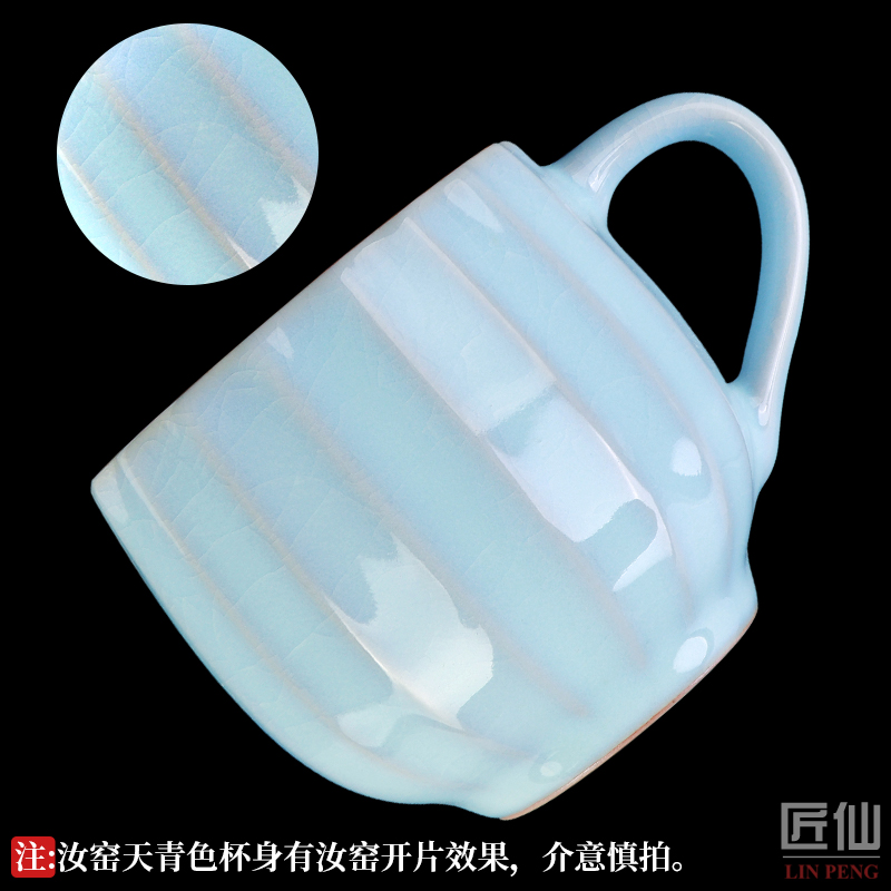 Checking out silver cup 999 sterling silver, ceramic filter with cover the tank tea cup large capacity from the office