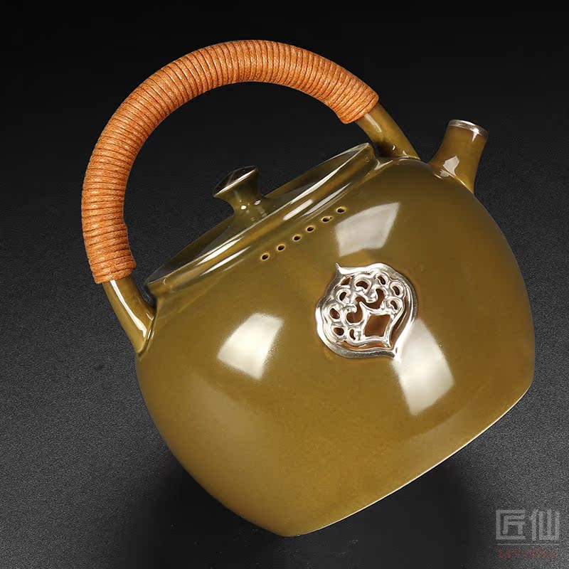 Artisan fairy boiling tea ceramic household vintage Japanese contracted girder teapot electric TaoLu suits for the teapot