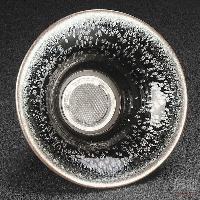 Artisan fairy built lamp) pure manual oil droplets iron tire ceramics kung fu tea accessories filter tea strainer