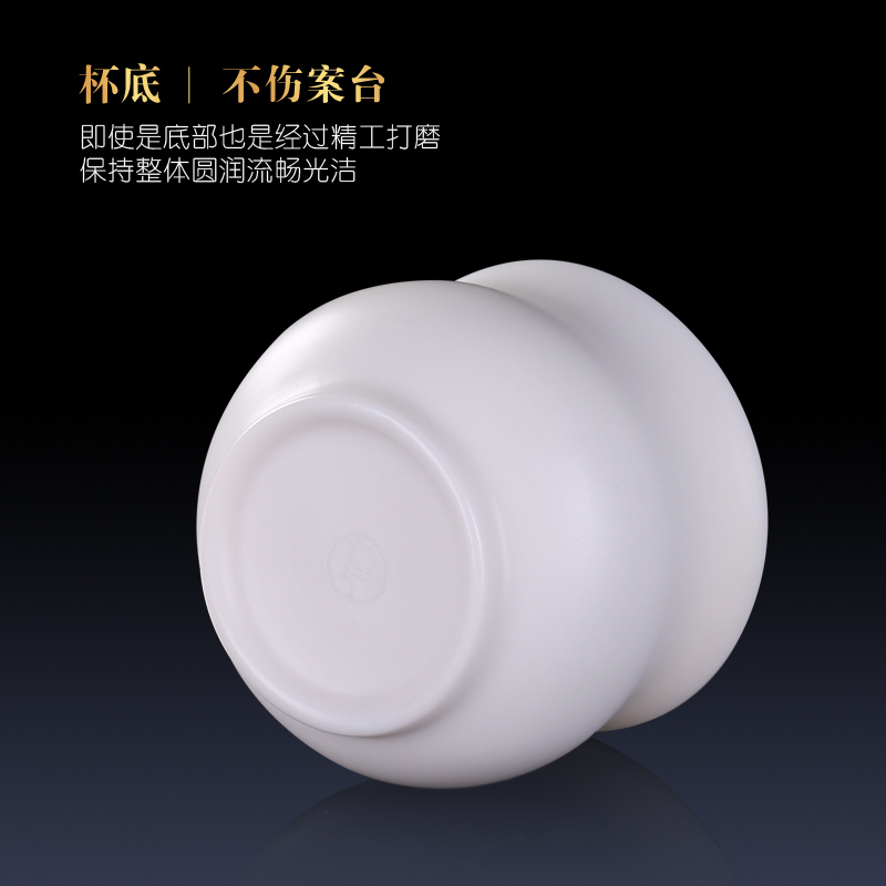 Artisan fairy white porcelain individual cup cup manual hand cup master single cup tea kung fu tea tea cups