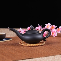 Hand-held small purple sand pot Long mouth teapot Purple sand pot tea pot Pure handmade Yixing purple sand filter single pot small l