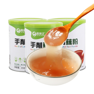 嘉新正手削纯藕粉江西特产无糖广昌藕粉农家手工莲藕粉羹250g*1罐