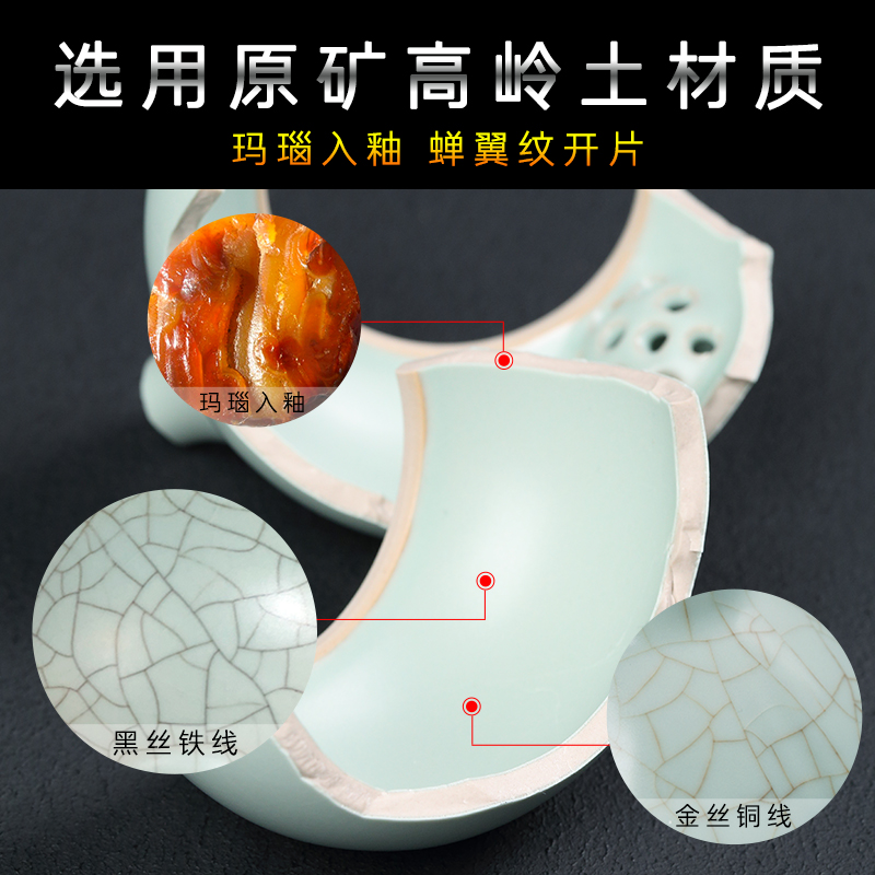 Slicing can raise your up master cup small ceramic cups kung fu tea set household porcelain sample tea cup individual cup single CPU