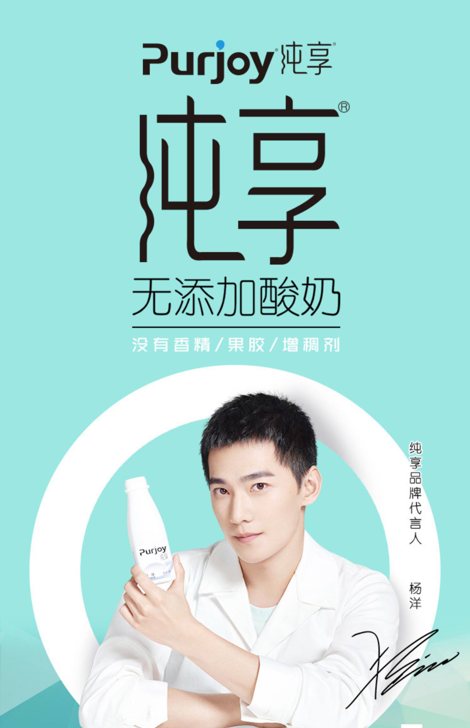 君乐宝纯享酸奶苹果芝士味风味酸牛奶330g*6瓶装网红原味酸奶整箱