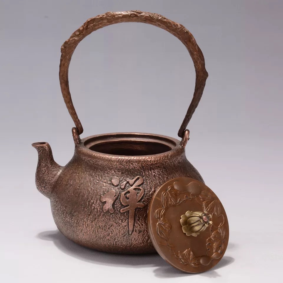 Ancient copper kettle sheng up manually copper teapot copper kettles retro cast copper boiling tea machine electricity TaoLu teapot tea stove