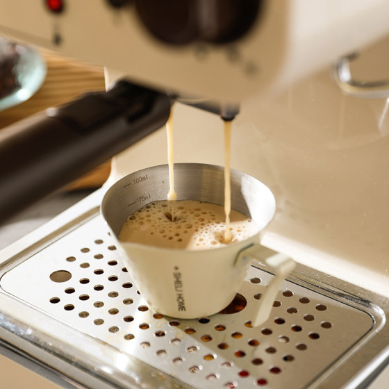 Sheli Coffee Extract Cup 측정 컵 커피 에스프레소 컵 커피 머신 액체 304 스케일 스틸 온스 컵 Sheli Coffee Extract Cup 측정 컵 커피 에스프레소 컵 커피 머신 액체 304 스케일 스틸 온스 컵